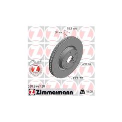 Тормозной диск ZIMMERMANN 530.2467.20 Фото