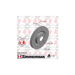 Тормозной диск ZIMMERMANN 590.2810.20 Фото