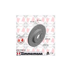 Тормозной диск ZIMMERMANN 610.3708.52 Фото