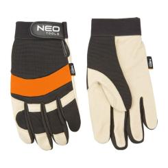 Защитные перчатки Neo Tools шкіра р. 10.5 Фото