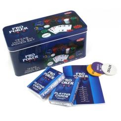 Настольная игра Tactic Техаський холдем у жестяній коробці Фото 1