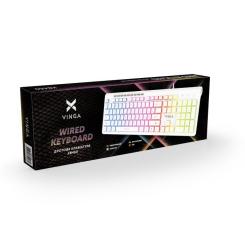 Клавиатура Vinga KB-460 White Фото 5