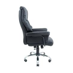 Офисное кресло Richman Конгрес хром к/з чорний Фото 2