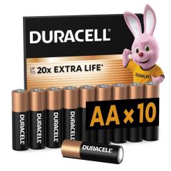 Батарейка Duracell AA лужні 10 шт. в упаковці Фото