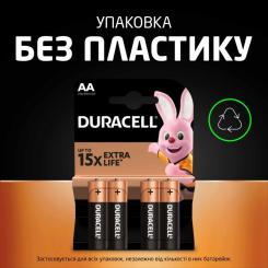 Батарейка Duracell AA лужні 10 шт. в упаковці Фото 6