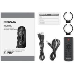 Акустическая система REAL-EL X-787 Black Фото 9