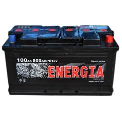 Аккумулятор автомобильный ENERGIA 100Ah Фото