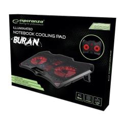 Подставка для ноутбука Esperanza Gaming Notebook Cooling Pad BURAN Фото 3