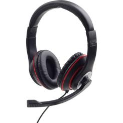 Наушники Gembird MHS-03-BKRD Black/Red Фото