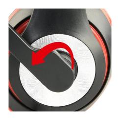 Наушники Gembird MHS-03-BKRD Black/Red Фото 2