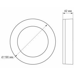 Светильник Videx LED ART IP65 15W 5000K Фото 2