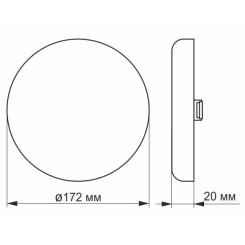 Светильник Videx LED 24W 4100K Фото 2