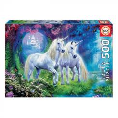 Пазл Educa Единороги в лесу 500 элементов Фото