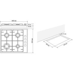 Варочная поверхность Jantar HSR 60 BL EF Фото 10