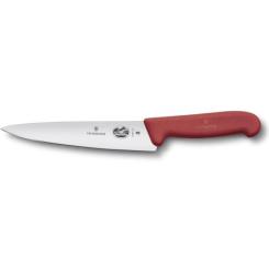 Кухонный нож Victorinox Fibrox Carving 25 см Red Фото