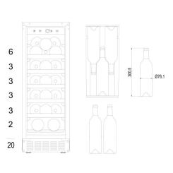 Холодильник Hansa FWC30201B Фото 5