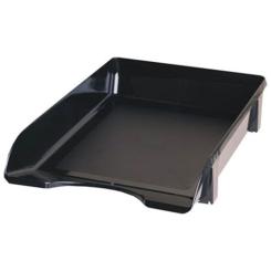 Лоток для бумаг КіП горизонтальный, черный Фото
