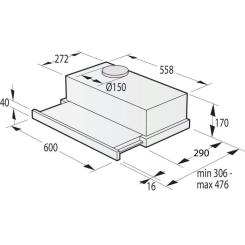 Вытяжка кухонная Gorenje TH60E3B Фото 5