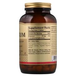 Минералы Solgar Калий, Potassium, 99 мг, 100 таблеток Фото 1