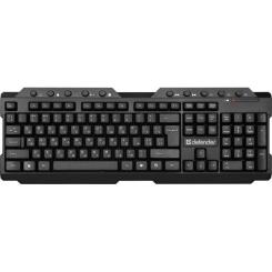 Клавиатура Defender Element HB-195 Wireless UKR Black Фото