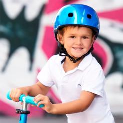 Шлем Micro Dark Blue LED S 48-53 cm Фото 7