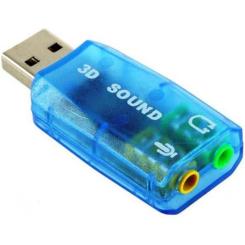 Звуковая плата Dynamode USB 6(5.1) blue Фото 1