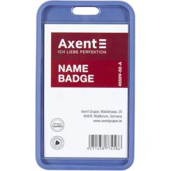 Бейдж Axent чехол SoftTouch матовый, 54х85мм, дымчато синий Фото