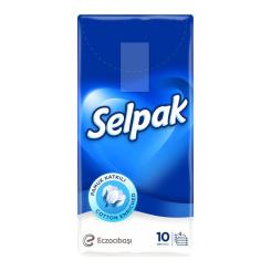 Салфетки косметические Selpak стандарт 10 шт. Фото