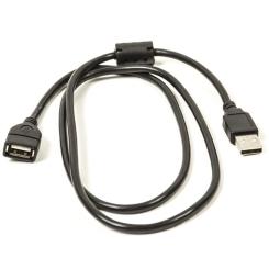 Дата кабель PowerPlant USB 2.0 AM/AF 1.0m ferrite Фото