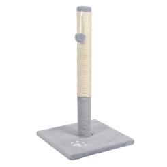 Дряпка (когтеточка) для котов Природа Д01 столбик 67 см (серая) Фото