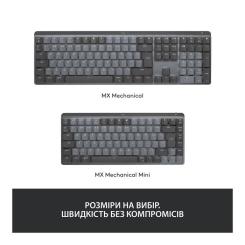 Клавиатура Logitech MX Mechanical Wireless Illuminated Performance Gra Фото 9