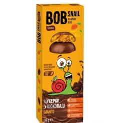 Конфета Bob Snail Манго Бельгійський молочний шоколад 30г Фото