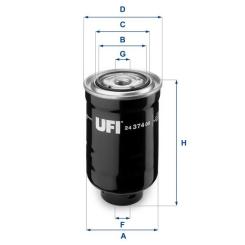 Фильтр топливный UFI 24.374.00 Фото