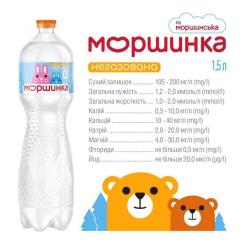 Минеральная вода Моршинка 1.5 н/газ пет Фото 4