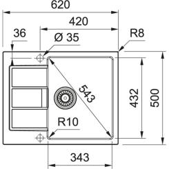 Мойка кухонная Franke Sirius SID 611-62/143.0627.288 Фото 3