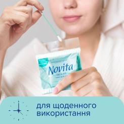 Ватные палочки Novita Delicate в полиэтиленовом пакете 100 шт. Фото 4
