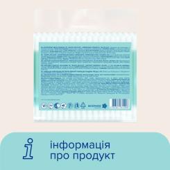 Ватные палочки Novita Delicate в полиэтиленовом пакете 100 шт. Фото 5