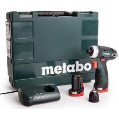 Шуруповерт Metabo PowerMaxxBS, 10.8 В, 2х2.0Аг, кейс Фото 2