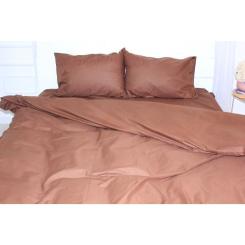Простынь MirSon Бязь Premium 19-1217 Chocolate Perla 200х220 см Фото 2