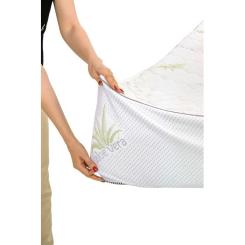 Наматрасник MirSon №1034 Alberto Bamboo Strong Aloe Vera 80х190 см Фото 6