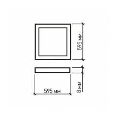 Светильник Eurolamp LED-Panel-36/40(110)(2) Фото 1