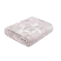 Плед Home Line флисовый Цветы бежевый, 150х195см Фото