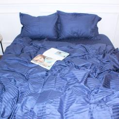 Постельное белье MirSon Satin 30-0020SmokyBlue 160х220 Сімейний Фото 2