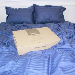 Постельное белье MirSon Satin 30-0020SmokyBlue 160х220 Сімейний Фото 3