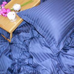 Постельное белье MirSon Satin 30-0020SmokyBlue 160х220 Сімейний Фото 5