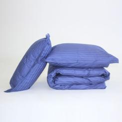 Постельное белье MirSon Satin 30-0020SmokyBlue 160х220 Сімейний Фото 8