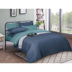 Постельное белье MirSon Satin Stripe 30-0020+ 30-0015Arabaji 160х220 Сімей Фото