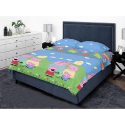 Постельное белье MirSon Бязь 17-0507 Peppa Сімейний 160x220 Фото