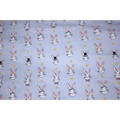 Постельное белье MirSon Бязь 17-0527 Bunnies Сімейний 160x220 Фото 3