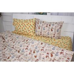 Постельное белье MirSon Бязь 17-0530 Bambi Євро Фото 2